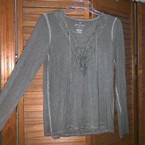 AE Soft & sexy green long sleeve